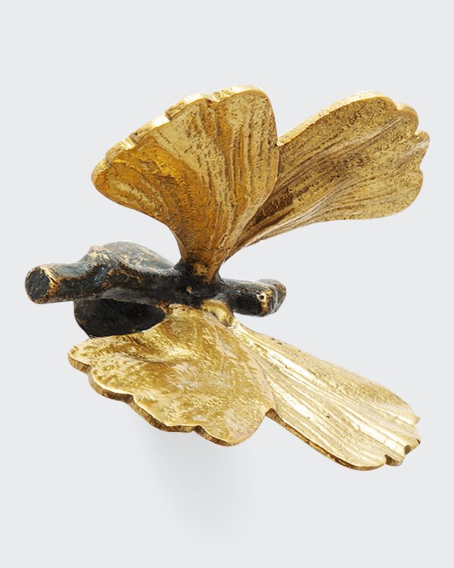 Butterfly Ginkgo Small Knob